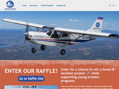 Aero Cygnet Association website screenshot