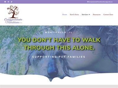 Compassionate Transitions website screenshot
