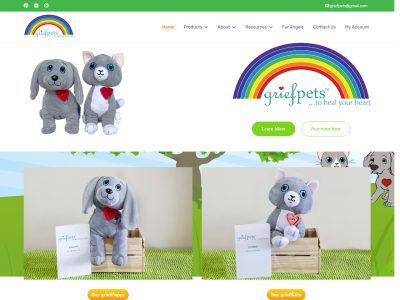 griefPets website screenshot