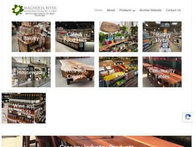 Magnolia River Manufacturing website screenshot