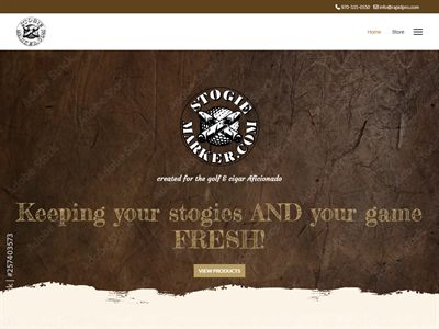 Stogie Marker website screenshot